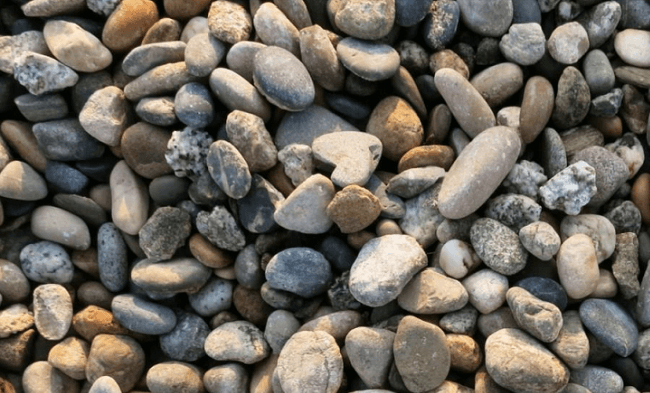 piedra chancada no triturada